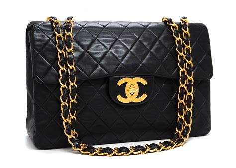 chanel lambskin jumbo|Classic 11.12 handbag, Lambskin, black — Fashion.